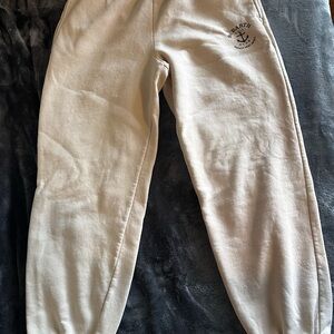 sweatpants beige jogger